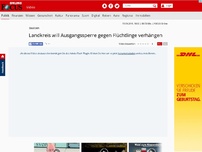 Bild zum Artikel: Gewaltsame Zusammenstöße in Bautzen - 'Asybewerber lieferten Auslöser': Landkreis will Alkoholverbot und Ausgangssperre verhängen