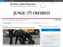 Bild zum Artikel: Polizei Bautzen: Flüchtlinge randalierten nicht zum ersten Mal