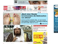 Bild zum Artikel: 'Lass Dschihadisten bösartige Christen besiegen!'