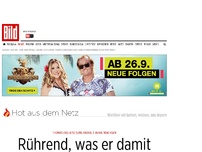 Bild zum Artikel: Haare 2 Jahre gewachsen - Rührend, was er ​damit vorhat!