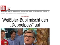 Bild zum Artikel: Sauf-Auftritt im TV - Weißbier-Bubi mischt den „Doppelpass“ auf