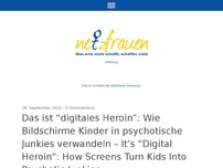 Bild zum Artikel: Das ist “digitales Heroin”: Wie Bildschirme Kinder in psychotische Junkies verwandeln – It’s “Digital Heroin”: How Screens Turn Kids Into Psychotic Junkies