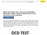 Bild zum Artikel: Dieser Test findet raus, ob du an zwanghaften Störungen leidest. Wenn du Glück hast, bist du einfach nur sehr ordentlich.