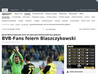 Bild zum Artikel: BVB-Fans feiern Blaszczykowski