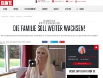 Bild zum Artikel: Die Familie soll weiter wachsen!