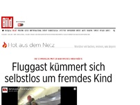 Bild zum Artikel: Um Mutter zu entlasten - Fluggast kümmert sich selbstlos um fremdes Kind