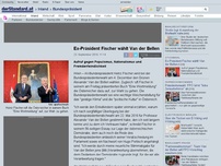 Bild zum Artikel: Stichwahl - Ex-Präsident Fischer wählt Van der Bellen