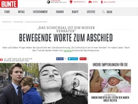 Bild zum Artikel: Bewegende Worte zum Abschied