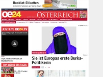 Bild zum Artikel: Sie ist Europas erste Burka-Politikerin