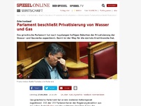 Bild zum Artikel: Griechenland: Parlament beschließt Privatisierung von Wasser und Gas