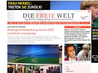 Bild zum Artikel: Zwangsvollstreckung durch GEZ rechtlich unzulässig