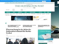 Bild zum Artikel: Überraschung in der Schweiz: Nationalrat stimmt für Burka-Verbot