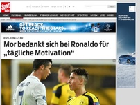 Bild zum Artikel: BVB-Jungstar | Mor bedankt sich bei Ronaldo für „tägliche Motivation“