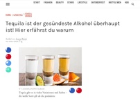 Bild zum Artikel: Darum ist Tequila der gesündeste Alkohol der Welt