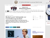 Bild zum Artikel: Merkel: „Alle sind das Volk“
