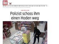 Bild zum Artikel: Räuber verklagt NRW - Polizist schoss ihm einen Hoden weg