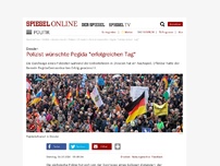 Bild zum Artikel: Dresden: Polizist wünschte Pegida 'erfolgreichen Tag'