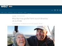 Bild zum Artikel: Driving Miss Norma: Miss Normas große Fahrt durch Amerika ist zu Ende