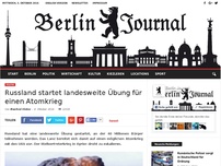 Bild zum Artikel: Russland startet landesweite Übung für einen Atomkrieg