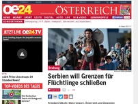 Bild zum Artikel: Serbien will Grenzen für Flüchtlinge schließen