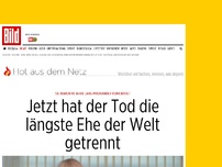 Bild zum Artikel: 90 Jahre verheiratet - Der Tod hat die längste Ehe der Welt getrennt