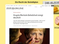 Bild zum Artikel: ARD-Deutschlandtrend: Angela Merkels Beliebtheit steigt deutlich