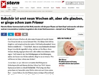 Bild zum Artikel: Irre Haarpracht: Babybär ist erst neun Wochen alt, aber alle glauben, er ginge schon zum Friseur