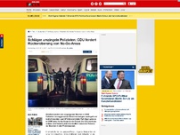 Bild zum Artikel: NRW - Schläger umzingeln Polizisten: CDU fordert Rückeroberung von No-Go-Areas