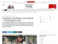 Bild zum Artikel: Hendricks mit Mann verwechselt – Empörung in Iran