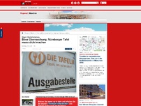 Bild zum Artikel: Wegen Arbeitsüberlastung - Böse Überraschung: Nürnberger Tafel muss dicht machen