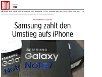 Bild zum Artikel: Nach dem Note-7-Desaster - Samsung zahlt den Umstieg aufs iPhone
