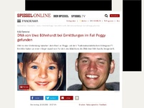 Bild zum Artikel: NSU-Terrorist: DNA von Uwe Böhnhardt an sterblichen Überresten von Peggy gefunden
