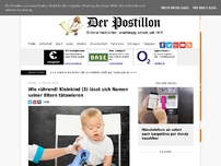 Bild zum Artikel: Wie rührend! Kleinkind (3) lässt sich Namen seiner Eltern tätowieren