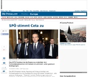 Bild zum Artikel: SPÖ stimmt Ceta zu