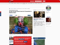 Bild zum Artikel: Wenn Alpträume wahr werden - Erster Horror-Clown in Deutschland aufgetaucht