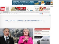 Bild zum Artikel: Putin: 'Wer Clinton wählt, wählt den Krieg!'