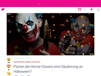 Bild zum Artikel: Säuberung an Halloween? Das steckt hinter dem schlimmen Plan der Horror-Clowns: