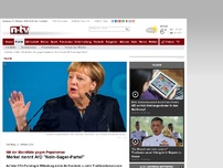 Bild zum Artikel: Mit der Blockflöte gegen Populismus: Merkel nennt AfD 'Nein-Sager-Partei'