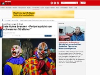 Bild zum Artikel: Treiben überall ihr Unwesen - Grusel-Clowns versetzen Deutschland in Angst: Jetzt brennen erste Autos