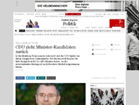 Bild zum Artikel: Wegen „Gefällt mir“ für AfD: CDU zieht Minister-Kandidaten zurück