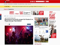 Bild zum Artikel: 'Das ist nur für deutsche Leute' - Rassismus-Vorwürfe sorgen für Knatsch im Regensburger Nachtleben