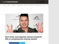 Bild zum Artikel: Noch immer nicht abgeholt: Literaturnobelpreis fällt an zweitplatzierten Andreas Gabalier