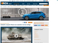 Bild zum Artikel: Nato-Aufrüstung im Osten - 
Deutsche Leopard-Panzer an russische Grenze verlegt
