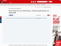 Bild zum Artikel: Überraschung beim Ultraschall - Ärzte rieten Frau zur Abtreibung - 20 Jahre später postet sie dieses Bild