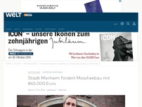 Bild zum Artikel: Nordrhein-Westfalen: Stadt Monheim fördert Moscheebau mit 845.000 Euro
