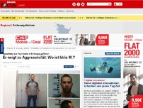 Bild zum Artikel: Gewalttäter aus Psychiatrie in Schleswig geflohen - Er neigt zu Aggressivität: Wo ist Idris M.?