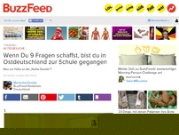 Bild zum Artikel: Wenn Du 9 Fragen schaffst, bist du in Ostdeutschland zur Schule gegangen
