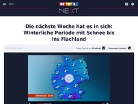 Bild zum Artikel: Winterliche Periode mit Schnee bis ins Flachland