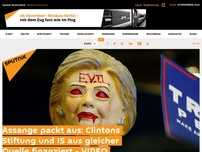 Bild zum Artikel: Assange packt aus: Clintons Stiftung und IS aus gleicher Quelle finanziert - VIDEO