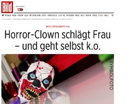 Bild zum Artikel: Opfer wehrte sich - Horror-Clown schlägt Frau – und geht selbst K.o.